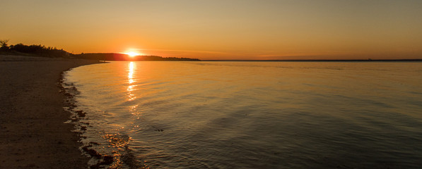 Sunset at Oyster Bay, NY