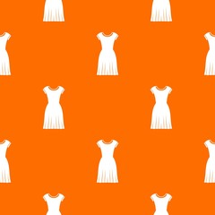 Woman dress pattern seamless
