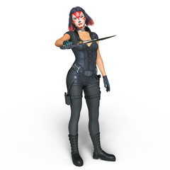 Fototapeta premium 女性戦士