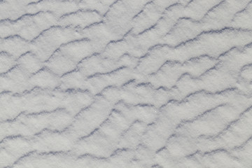 Snow surface, winter