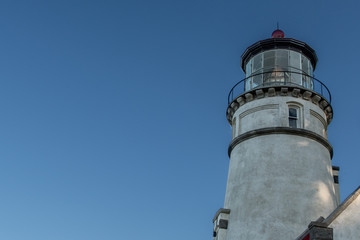 Heceta Head Lighthouse with Blue Sky