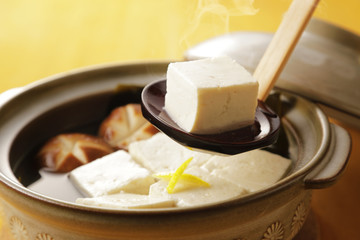 湯豆腐　Boiled tofu