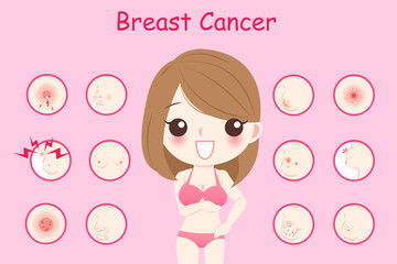 woman with breast cancer