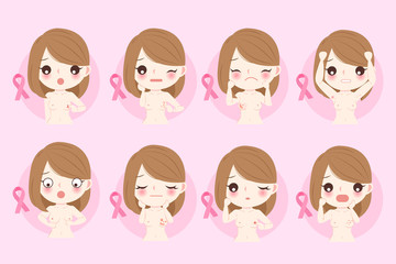 woman with breast cancer