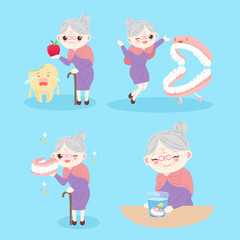 woman with teeth problem