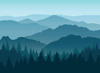 Free Free 302 Mountain Layered Svg SVG PNG EPS DXF File