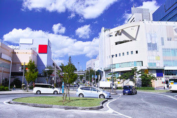 Fototapeta na wymiar 東戸塚駅西口の景観