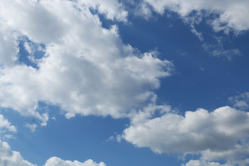 Blue sky with clouds background
