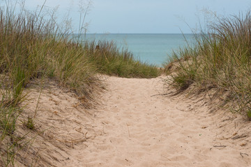 Fototapeta na wymiar Dunes Path