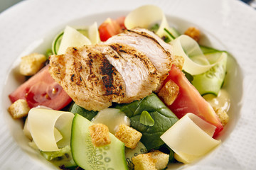 Menu of luxury restaurant