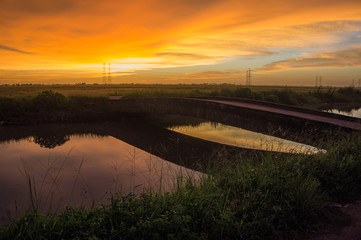 Sunset at Simpang Empat