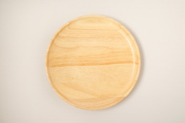wooden plate
