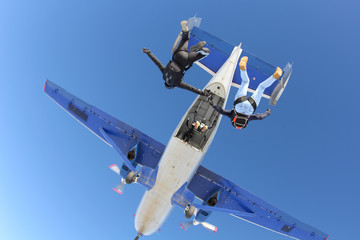 Obraz premium Skydiving