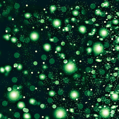 Falling snowflakes. New Year. Abstract bokeh background with blur style.
