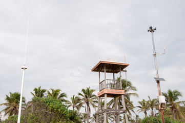 Thailand Life Guard Station /Thailand beach with life guards.