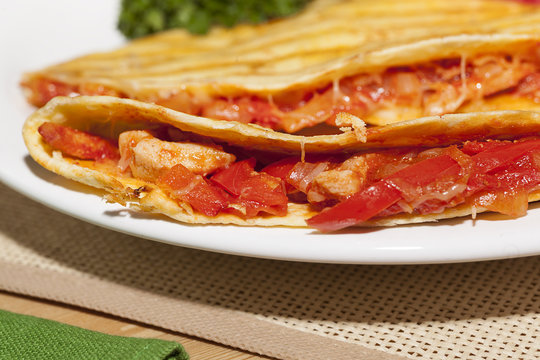 Mexican vegetable lasagna