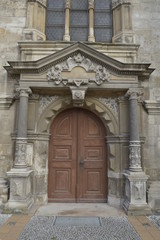Fototapeta na wymiar Portal der Marienkirche in Wolfenbüttel