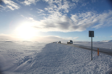 Iceland scenic road 