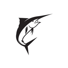 marlin fish vector