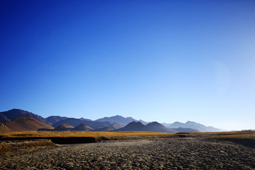 Tibetan landscape travel