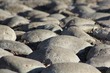 road from stones	