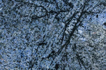 Rolgordijnen Marbled blue and black abstract background. © Dmytro Synelnychenko