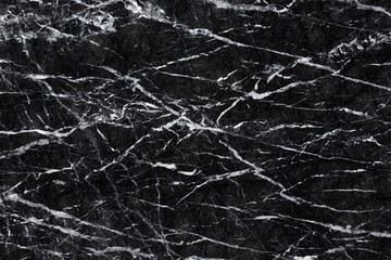 Black marble patterned texture background Expensive stone.