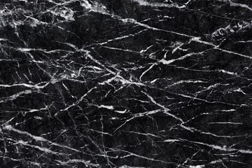 Rolgordijnen Black marble patterned texture background Expensive stone. © Dmytro Synelnychenko
