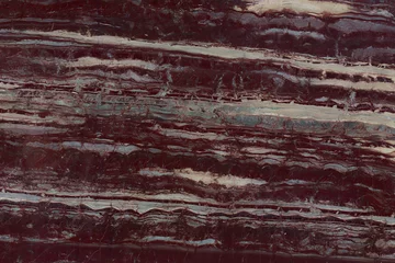Tuinposter Close up of red granite texture. Granite background. © Dmytro Synelnychenko
