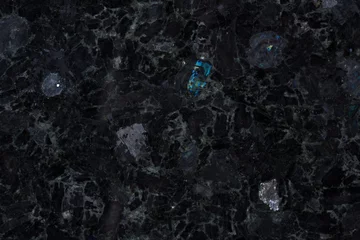Keuken spatwand met foto Close up of precious black labradorite stone. © Dmytro Synelnychenko