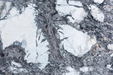 Wandcirkels aluminium Dark grey marble texture, Marble wallpaper background texture. © Dmytro Synelnychenko