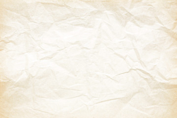 Old crumpled brown paper texture