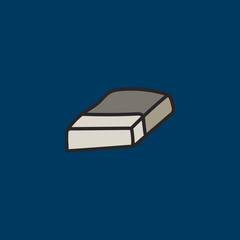 Vector of stationery doodle style