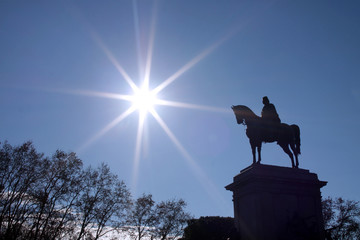 Garibaldi's equestrian statue