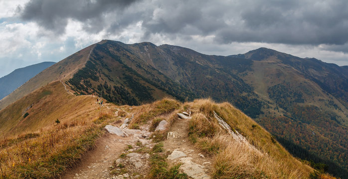 Beautiful landscape in national park Mala Fatra