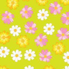 Flower spring pattern daisy
