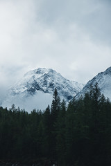Fototapeta na wymiar Trip to mountains of Siberia