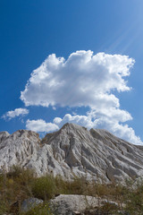 Kazakhstan marble quarry.