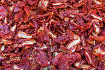 Dried tomatoes - traditional sicily food