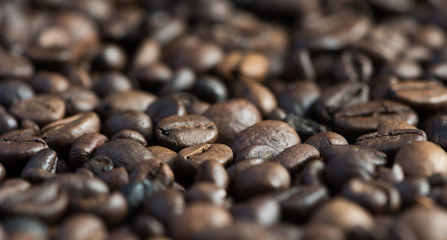 Roasted Coffee Beans Background