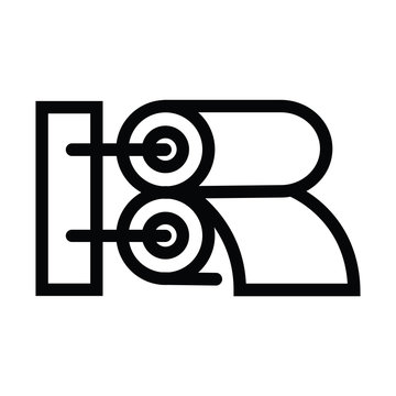 Rolling machine icon