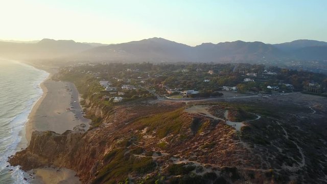 Pull back from Point Dume