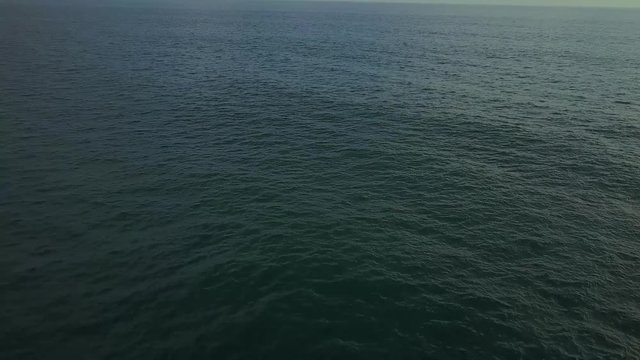 Pacific ocean rising up