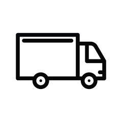 Van cargo icon