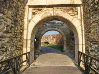 Fototapeta na wymiar Gate at Kalemegdan Fortress, Belgrade, Serbia