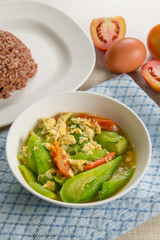 Stir-fried Zucchini with Eggs