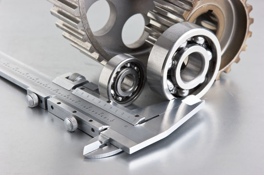 Gears And Bearings With Calipers