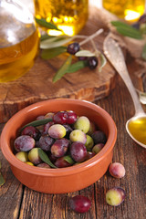 olive and olive oil