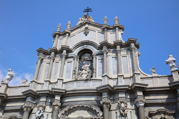 Fototapeta premium Duomo Sant'Agata - the cathedral of Catania. Sicily