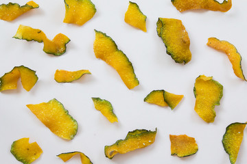 Naklejka premium Crisp Fried Pumpkin
